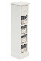 Тумба с 4 корзинами и ящиком Floral 5 mod. HX16-002NS фото Тумба с 4 корзинами и ящиком Floral 5 mod. HX16-002NS. Фото №1