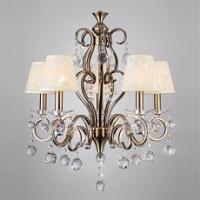 Подвесная люстра Eurosvet Eileen 1448/5 античная бронза Strotskis фото Подвесная люстра Eurosvet Eileen 1448/5 античная бронза Strotskis. Фото №1
