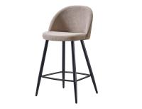 Стул полубарный ESF 373B-2 бежевый/черный. Фото №1