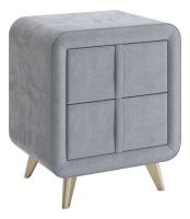 Тумба прикроватная Софи 2, (480х370х580) муссон (велюр)