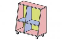 Шкаф навесной открытый Силуэт