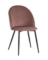 Стул Lilly велюр пыльно-розовый