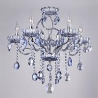 Подвесная люстра Eurosvet Darfina 3015/5 хром/лазурный хрусталь Strotskis фото Подвесная люстра Eurosvet Darfina 3015/5 хром/лазурный хрусталь Strotskis. Фото №1