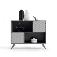 Узкая тумба NORA 3045.6 Plomo/Piedra mate фото Узкая тумба NORA 3045.6 Plomo/Piedra mate