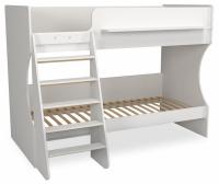 Кровать двухъярусная Р438 Капризун 3, белый. Фото №1