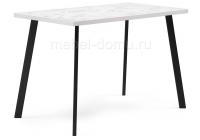 Стол деревянный Тринити Лофт 120 25 мм сабия / черный матовый