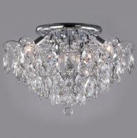 Потолочная люстра Eurosvet Crystal 10081/6 хром/прозрачный хрусталь Strotskis фото Потолочная люстра Eurosvet Crystal 10081/6 хром/прозрачный хрусталь Strotskis. Фото №1
