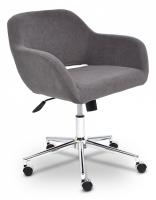 Кресло MODENA хром флок , серый, 29. Фото №1