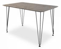 Антей 1 Стол (обеденный) камень темный/черный фото Антей 1 Стол (обеденный) камень темный/черный