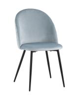 Стул Lilly велюр серо-голубой