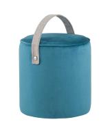 Пуф Джерри велюр темно-бирюзовый фото Пуф Джерри велюр темно-бирюзовый. Фото №1