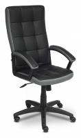 Компьютерное кресло TRENDY кож/зам/ткань, черный/серый, 36-6/12. Фото №1