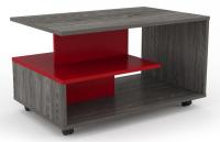 Стол журнальный Bora-Bora НМ 011.41 Ярко-красный/Ясень Анкор темный (KR) фото Стол журнальный Bora-Bora НМ 011.41 Ярко-красный/Ясень Анкор темный (KR)