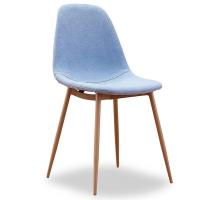 Стул DC350 голубой/дерево фото Стул DC350 голубой/дерево. Фото №1