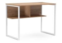 Стол, Клер Лофт дуб делано светлый / матовый белый