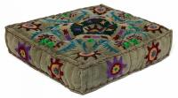 Модуль мягкий Secret De Maison SOL (mod. MA-109) cotton canvas sujani, 80х80х20см, серый с цветами фото Модуль мягкий Secret De Maison SOL (mod. MA-109) cotton canvas sujani, 80х80х20см, серый с цветами. Фото №1