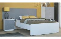 Кровать на каркасе Силуэт (1200 х 2000) белый фото Кровать на каркасе Силуэт (1200 х 2000) белый. Фото №1