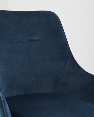 Стул Диана велюр сине-зеленый. Фото №9