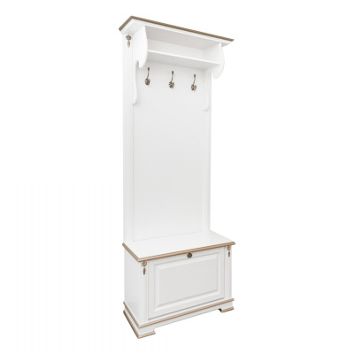 Обувница 1350 Слоновая кость с золотом. Фото