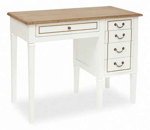 Стол письменный Secret de Maison CHATEAUBRIANT (mod. BRN25) красное дерево, 100x50x78, White (белый)/Walnut (орех). Фото №1