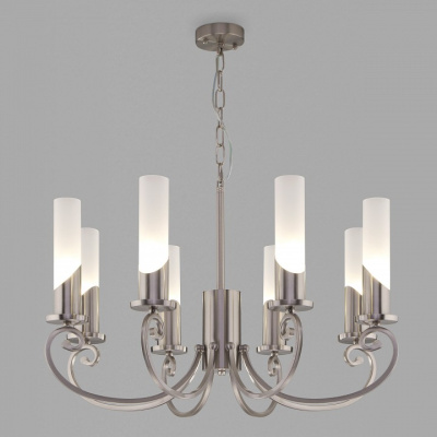 Подвесная люстра Eurosvet Banci 60117/8 никель фото Подвесная люстра Eurosvet Banci 60117/8 никель. Фото №2