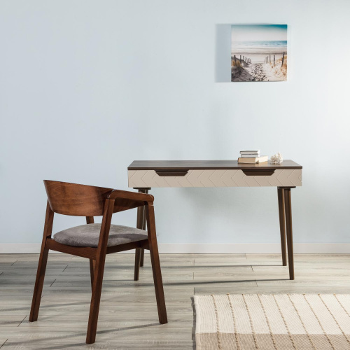 Стол рабочий Сканди Бежевый. Фото №9