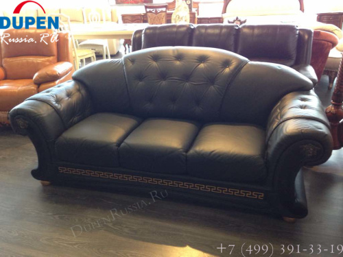 Диван Versace 3-х местный черный. Фото №15