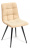 Стул CHILLY (mod. 7095) ткань/металл, 53х47х88 см, высота до сиденья 50 см, бежевый barkhat 5/черный (поставляется по 4 шт). Фото №1