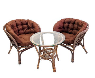 Комплект Багама дуэт с коричневыми подушками. Фото №5