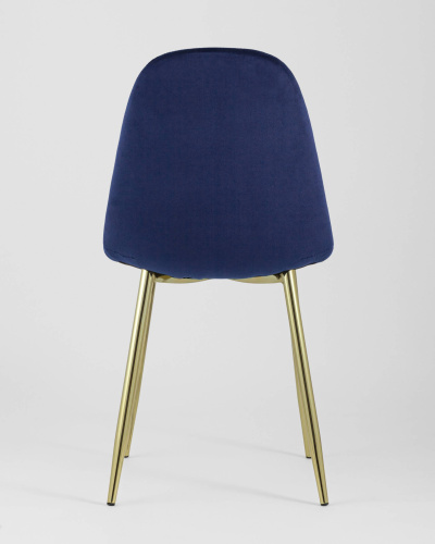 Стул Валенсия велюр синий золотые ножки фото Стул Валенсия велюр синий золотые ножки. Фото №7