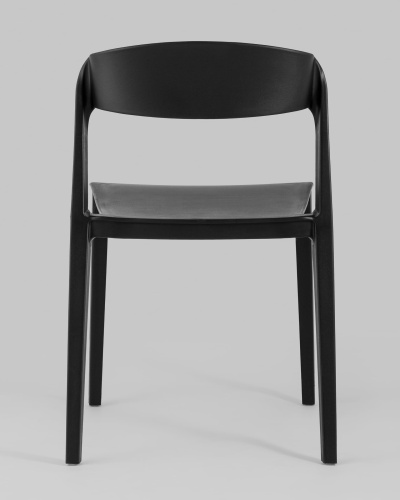 Стул Moris пластик черный. Фото №6