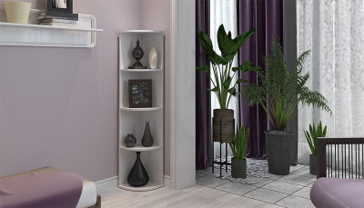 Стеллаж Polini Home Smart, белый. Фото