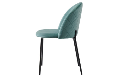 Стул C-962  Marine зеленый/матовый черный. Фото