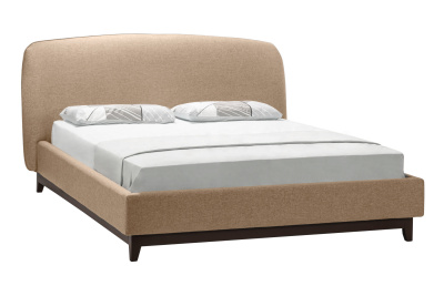 Кровать с ортопедическим основанием 1.6 Сканди Лайт Бежевый. Фото