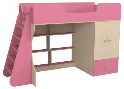 Набор для детской Р446, древесина коричневая светлая дуб. Фото №5