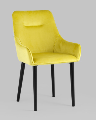 Стул Джоан велюр жёлтый фото Стул Джоан велюр жёлтый. Фото №3
