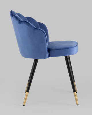Стул Камилла велюр королевский синий. Фото