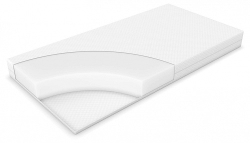Матрас детский Polini Kids Basic Nature 2000x900, белый. Фото №1