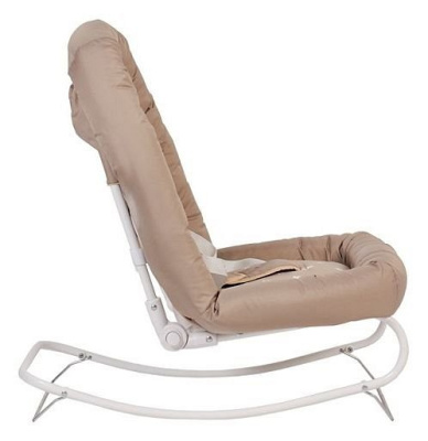 Шезлонг детский Polini kids Звезды, бежевый. Фото