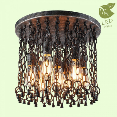 Потолочная люстра Lussole Selden GRLSP-9800. Фото №2