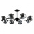 Люстра на штанге Arte Lamp Lagos A2708PL-8BK. Фото №1
