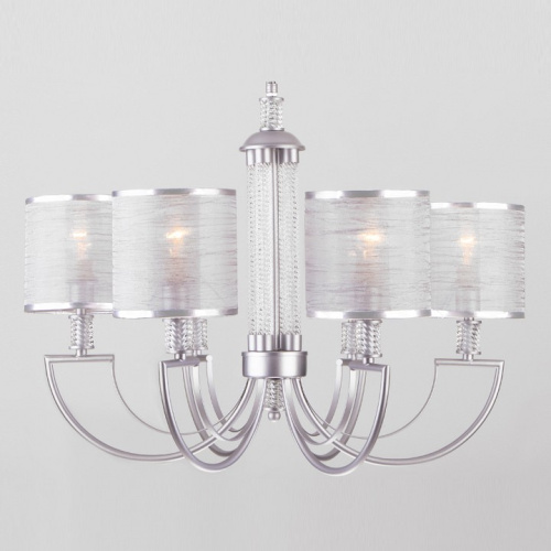Подвесная люстра Eurosvet Licata 60099/6 серебро. Фото №1