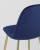 Стул Валенсия велюр синий золотые ножки фото Стул Валенсия велюр синий золотые ножки. Фото №8