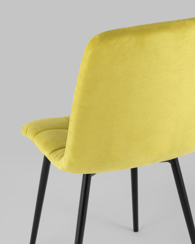 Стул Oliver велюр золотистый. Фото №8