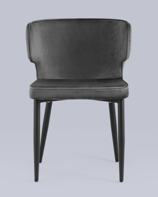 Стул Матео велюр серый. Фото №5