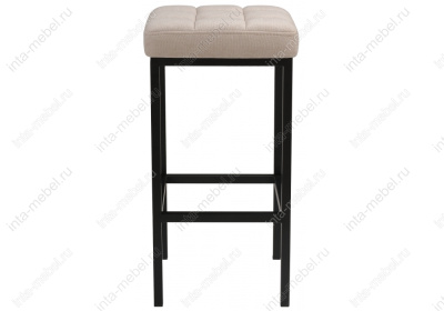 Барный стул Лофт ткань канди крем / черный матовый. Фото №2