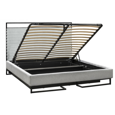 Кровать с ортопедическим основанием и ящиком 1.8 Loft Грейс Стоун. Фото