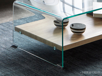 Журнальный стол DUPEN CT-225 Прозрачный фото Журнальный стол DUPEN CT-225 Прозрачный. Фото №5