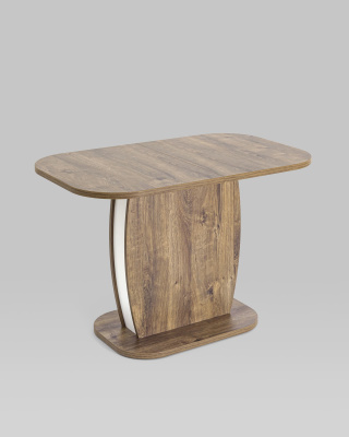 Стол Barrel 110-145*70 дуб Ка/белый фото Стол Barrel 110-145*70 дуб Ка/белый. Фото №3