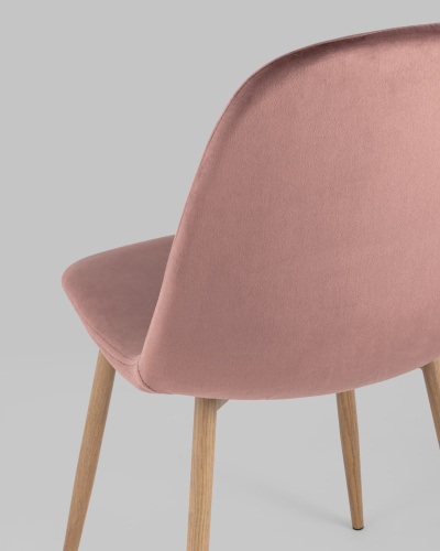 Стул Валенсия велюр пыльно-розовый. Фото №9